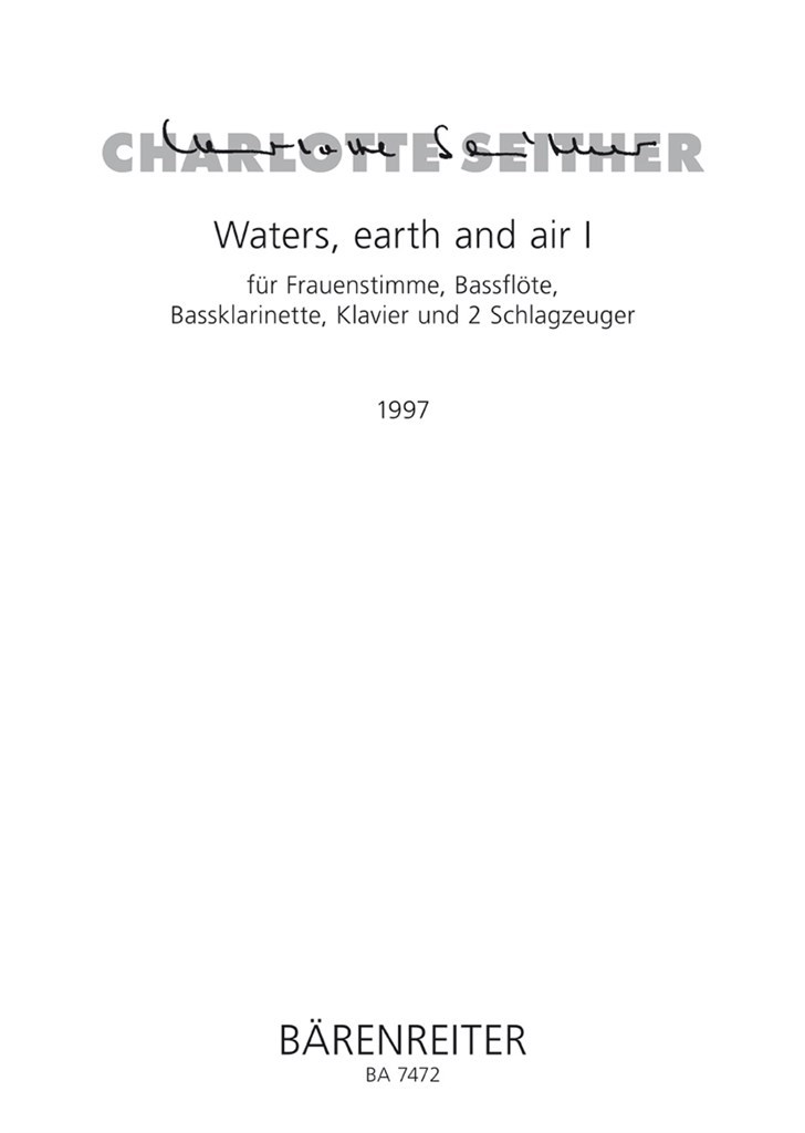 Waters, earth and air I